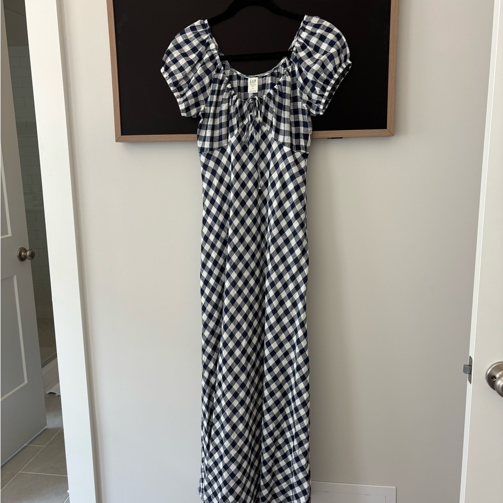 GAP x Doen Gingham Maxi Dress